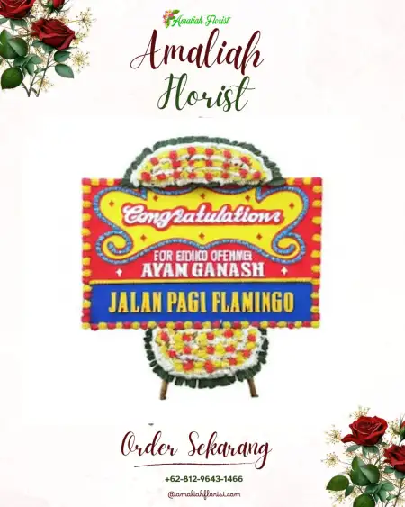 Sewa Papan Bunga Binjai Wangi